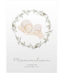Personalisiertes Poster Wandbild Baby - DIN A3