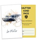 Mutter-Kind-Pass Hülle Golden Glamour Splash