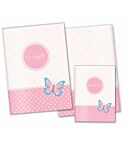 U-Heft Hülle SET rosa Herzchen
