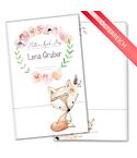 Mutter-Kind-Pass Hülle Cute Boho