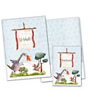 U-Heft- und Impfpasshülle Ritter und Drachen