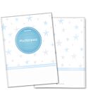 Mutterpasshülle Sterne Rosa Blau