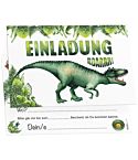 12 Einladungskarten Kindergeburtstag Dinosaurier