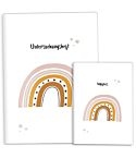 U-Heft- und Impfpasshülle Regenbogen