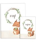 U-Heft- und Impfpasshülle Cute Forest