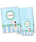 U-Heft Hülle SET Zebra Untersuchungsheft Hülle & Impfpasshülle