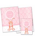 U-Heft- und Impfpasshülle rosa Little Lady