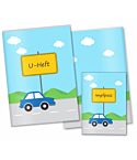 U-Heft Hülle SET Auto Jungen