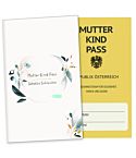 Mutter-Kind-Pass Hülle Amazing Aquarell (Aquarell-08, personalisiert)