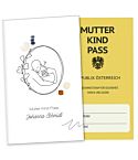 Mutter-Kind-Pass Hülle Modern Lineart