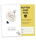 Mutter-Kind-Pass Hülle Modern Lineart (Peace, personalisiert)