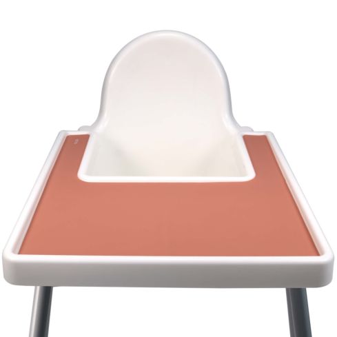 Silikon Hochstuhl Matte (Rosa, Muted)