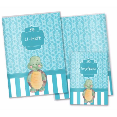U-Heft- und Impfpasshülle Blue Nature