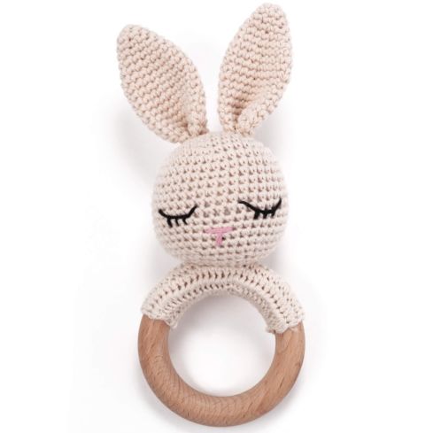 Häkelrassel Hase