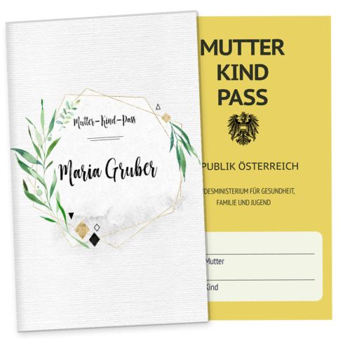 Mutter-Kind-Pass Hülle Tropical Green