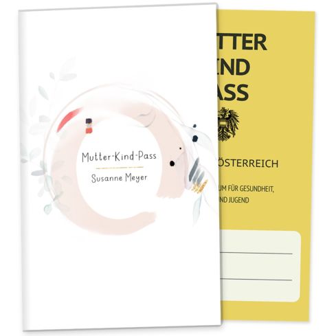 Mutter-Kind-Pass Hülle Amazing Aquarell