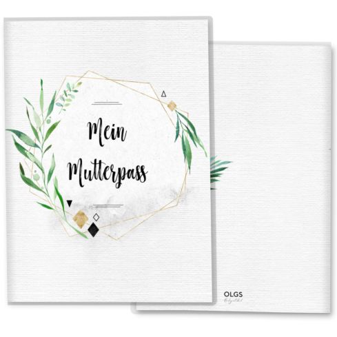 Mutterpasshülle Tropical Green