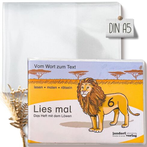 Hefthülle DIN A5 Quer transparent
