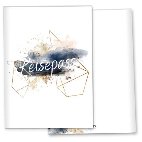 Reisepasshülle Golden Glamour Splash