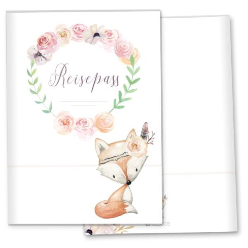Reisepasshülle Cute Boho