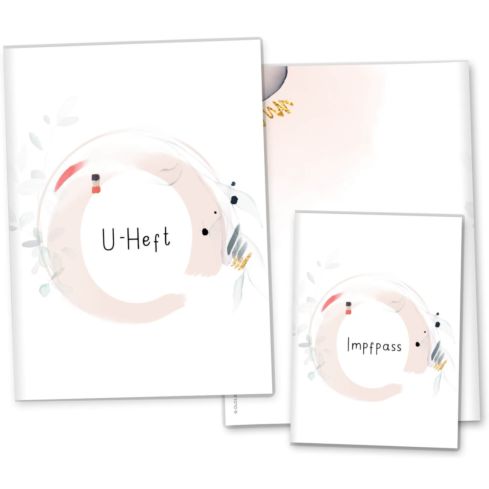 U-Heft- und Impfpasshülle Amazing Aquarell