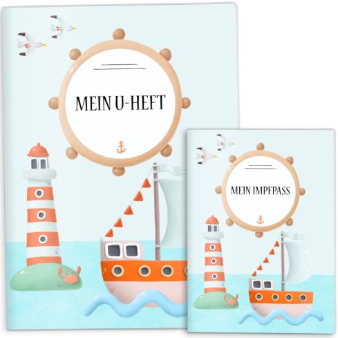 U-Heft- und Impfpasshülle Auf hoher See