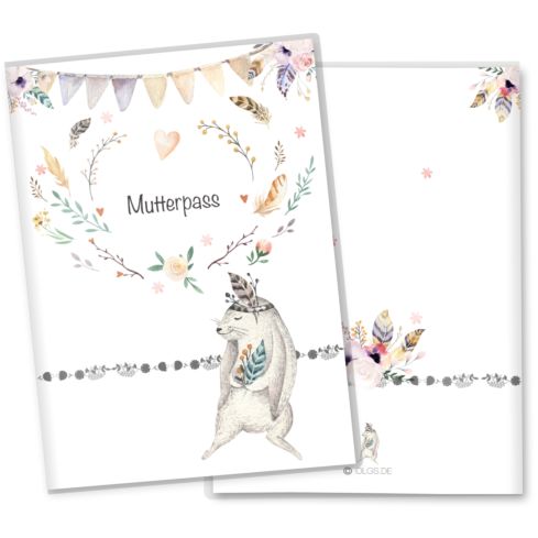 Mutterpasshülle Boho Freunde