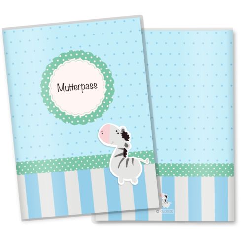 Mutterpass Hülle 3-teilig Zebra Mutterpasshülle Schwangerschaft
