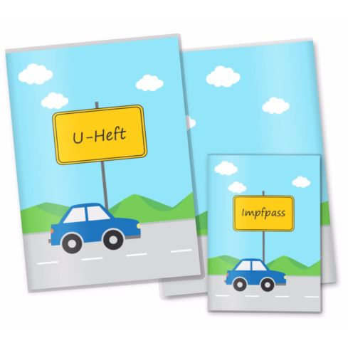 U-Heft Hülle SET Auto Jungen