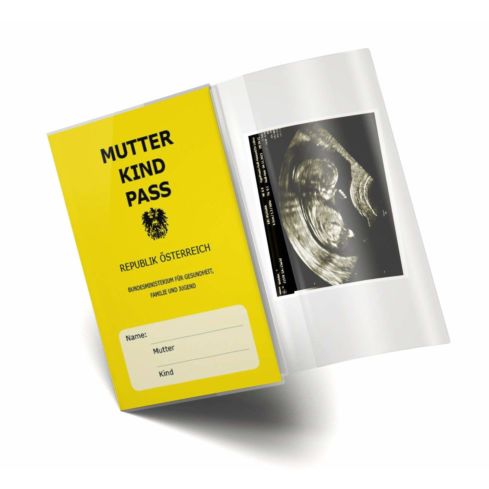 Blanko Mutter-Kind-Passhülle transparent
