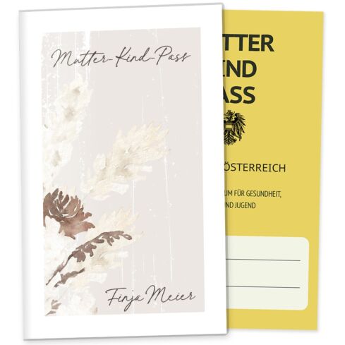 Mutter-Kind-Pass Hülle Dünengräser