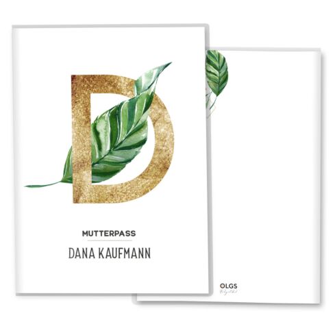 Mutterpasshülle Buchstabe