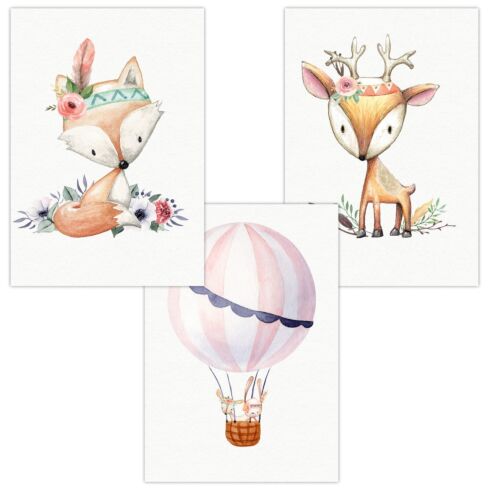Babyzimmer Poster (Cute Boho)